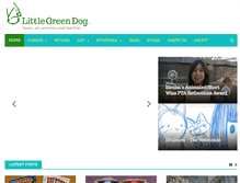 Tablet Screenshot of littlegreendog.com